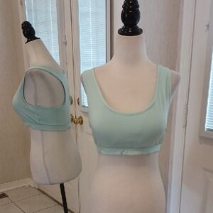$4 Add-on Mint Green Padded Bralette/Sports Bra - Size XL